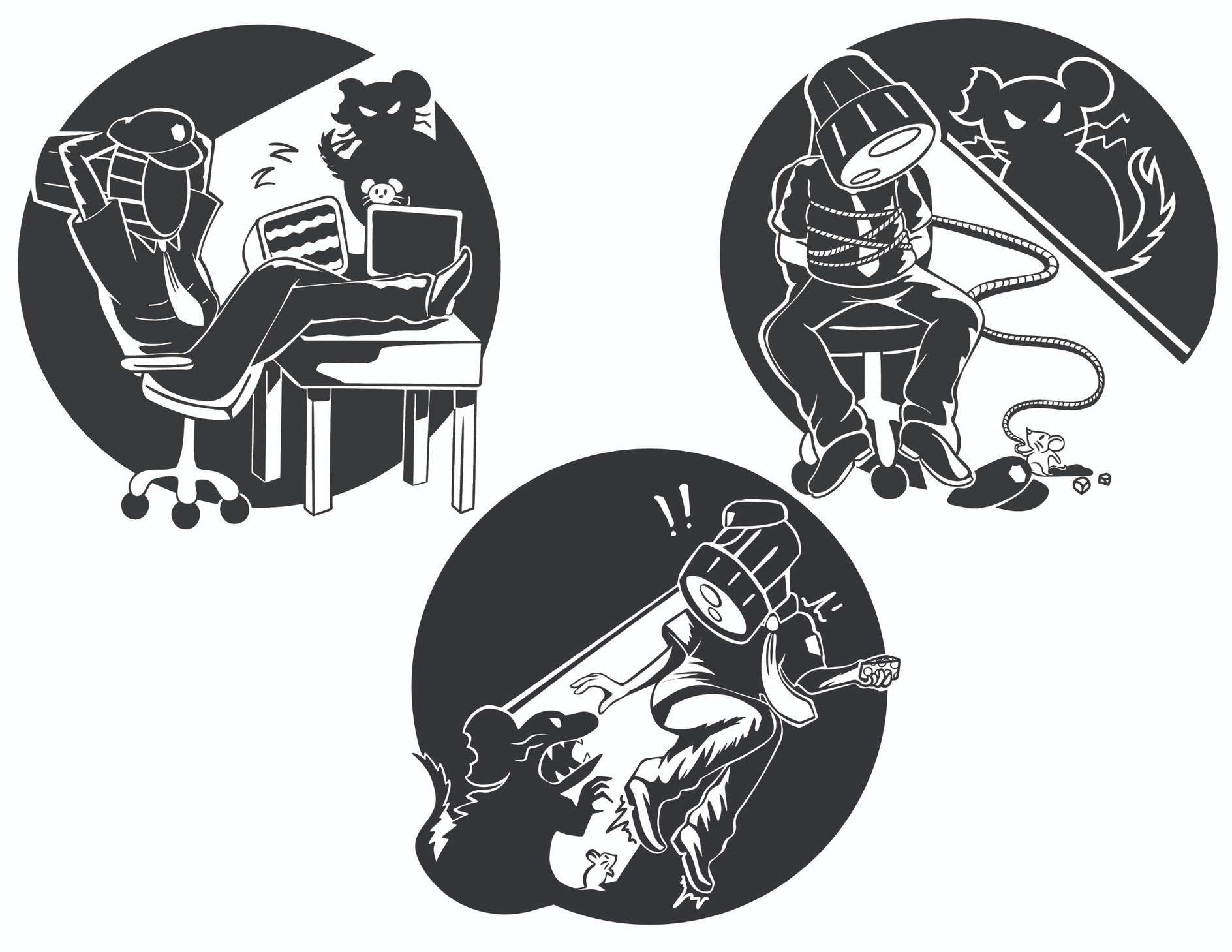 Mischevious Shadows Icon Series | Illustrator | 2024