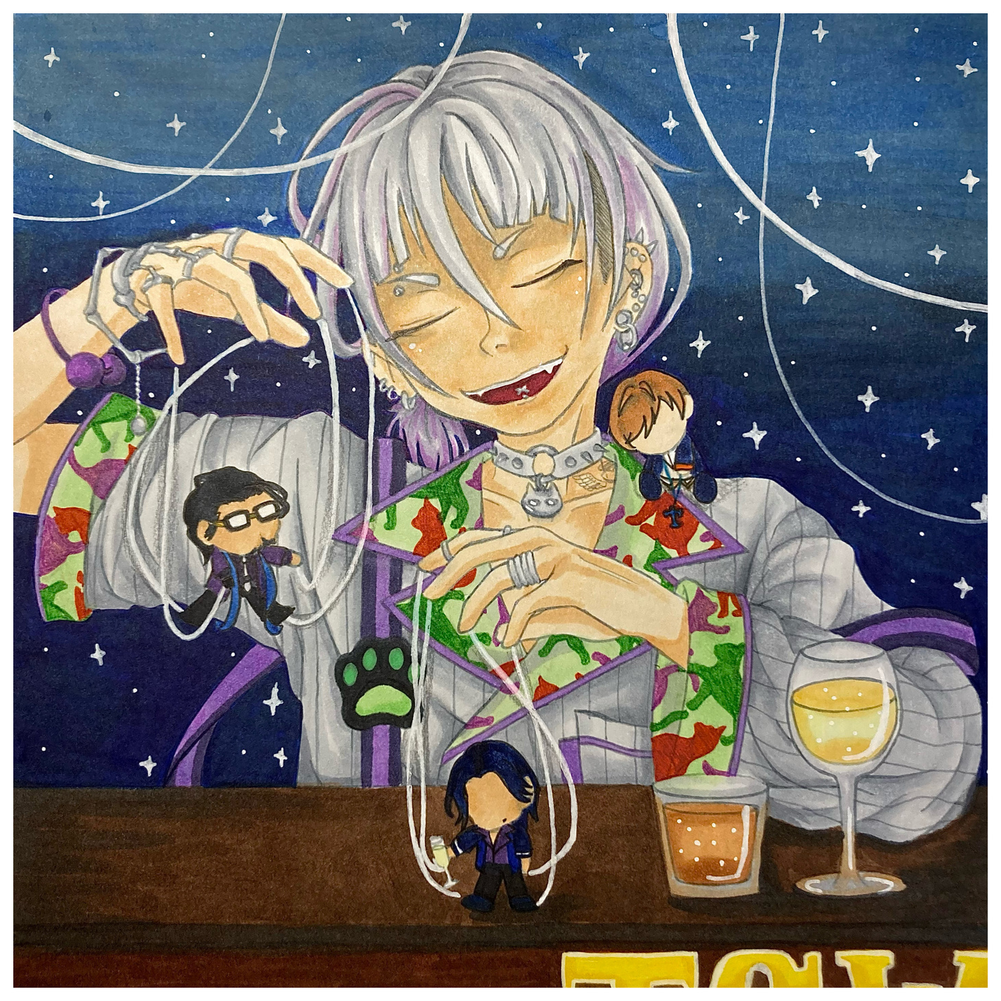 Stringed | Alcohol Markers | 2023