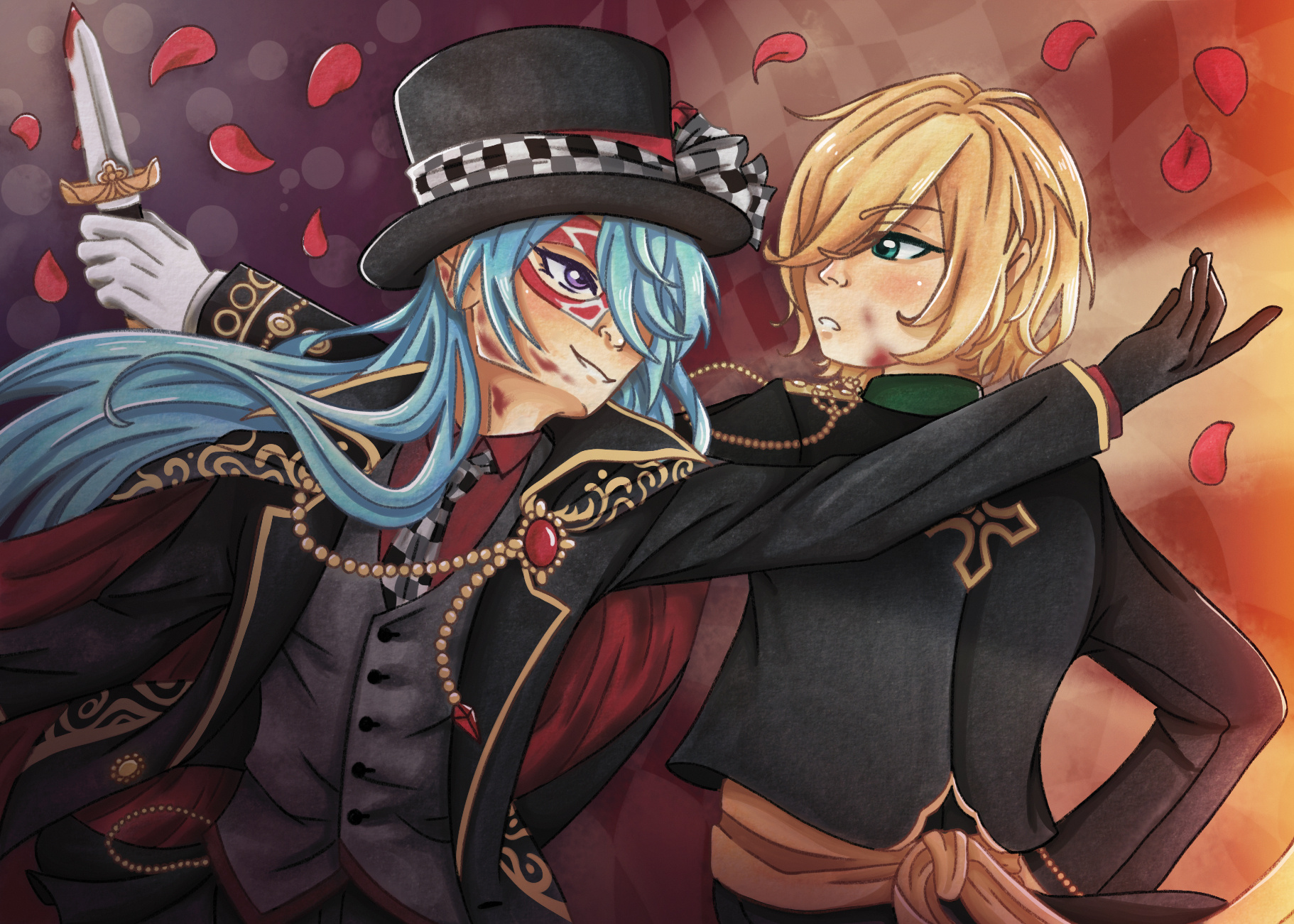 Thieves | Alcohol Markers, Fresco | 2025