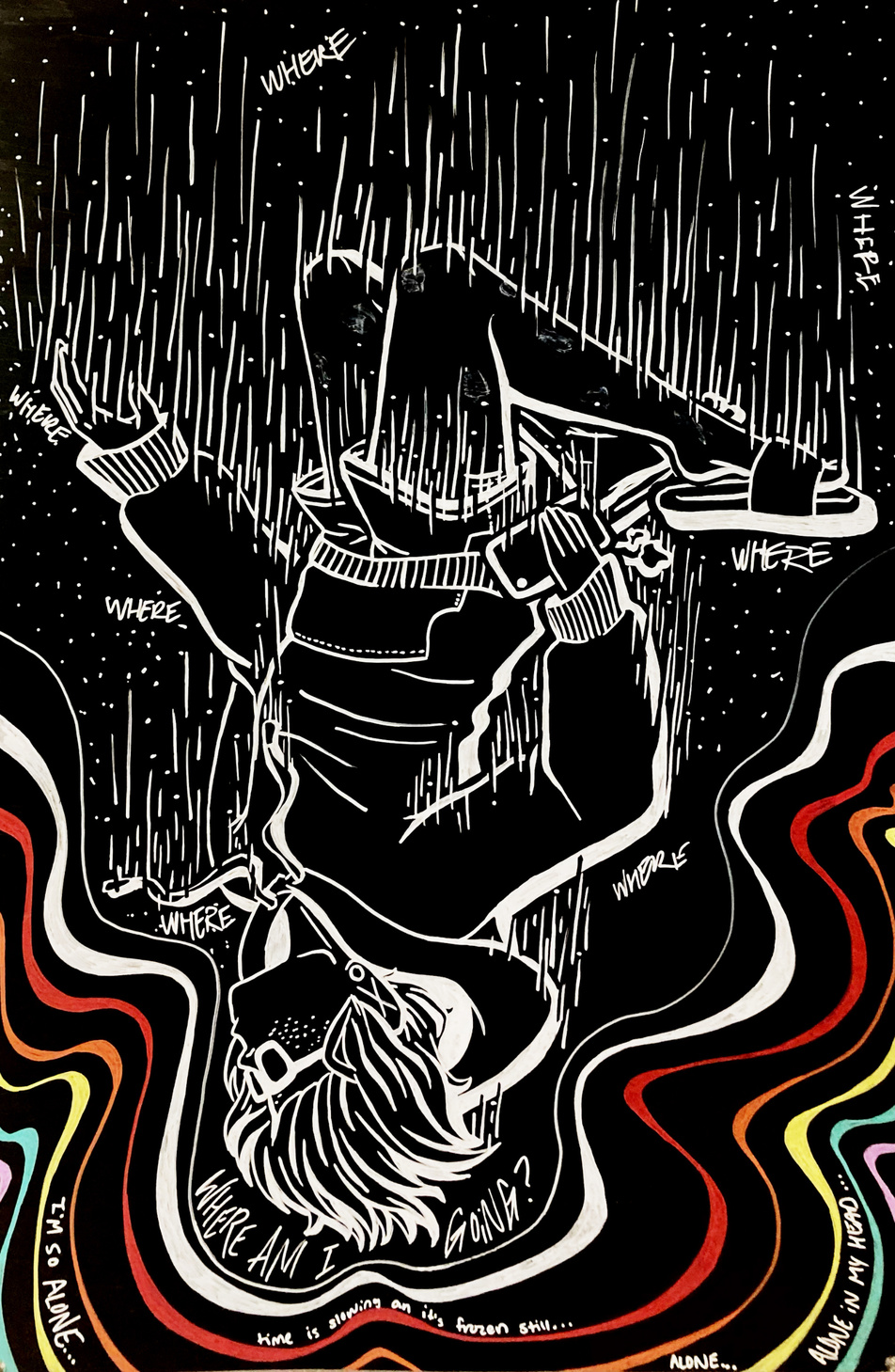 My Head | Paint Markers on Foam | 2024