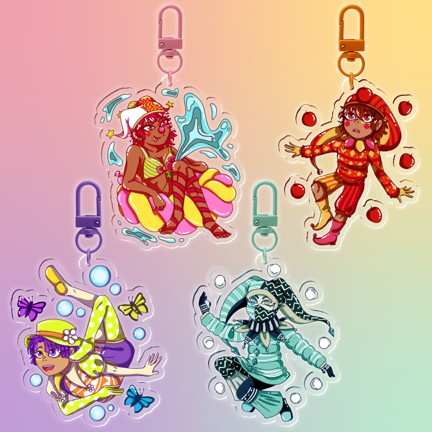 Seasonal Jesting Keychains (Coming Soon!)